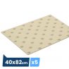 Bande podotactile extèrieure, résine méthacrylate, Adhésive