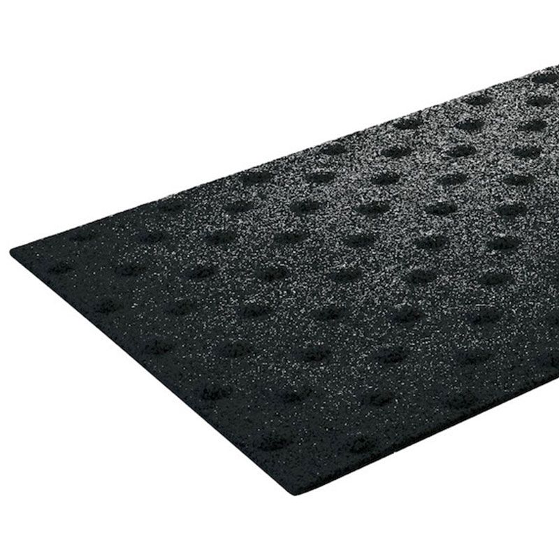 Bande podotactile extérieure, résine méthacrylate et granulats. 40×60cm A coller x 4 noir