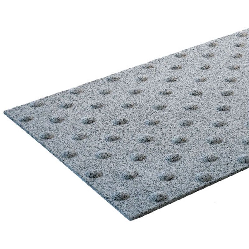 Bande podotactile extérieure, résine méthacrylate et granulats. 40×60cm A coller x 4 gris