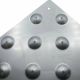 Bande podotactile aluminium à visser 41 x 60 cm lot de 4