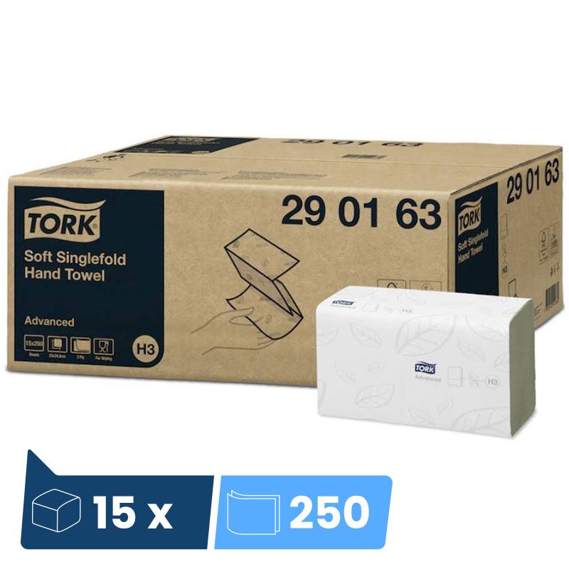 Essuie main enchevêtré Tork H3 Advanced - 3750 feuilles