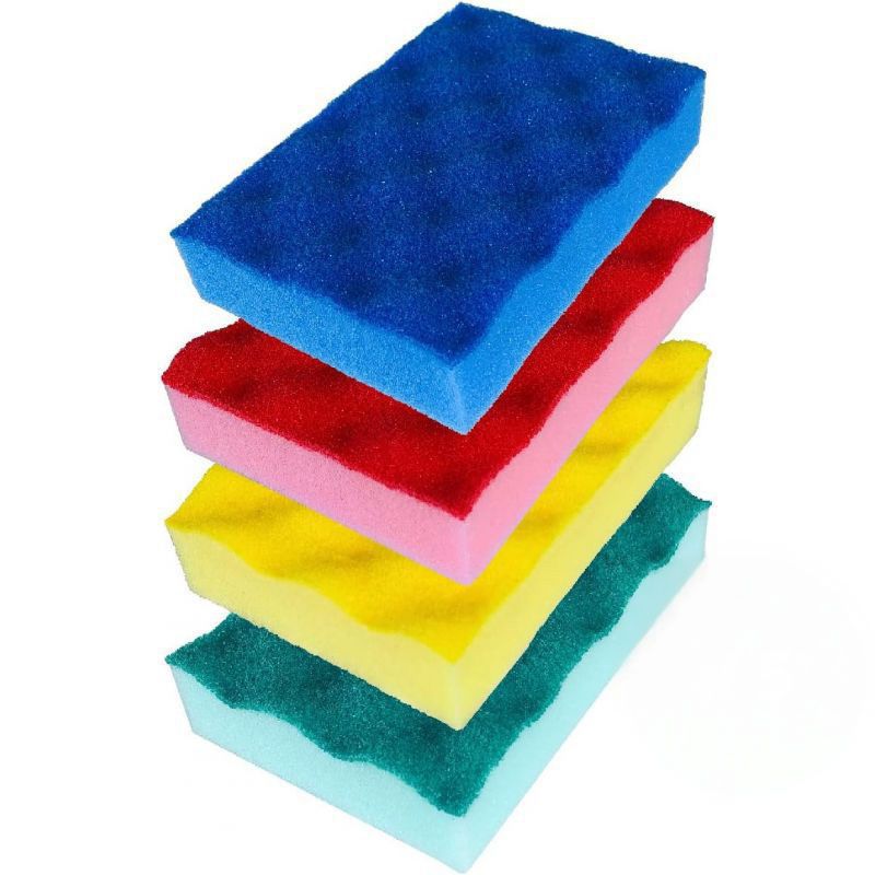 Éponge double face à récurer HACCP - lot de 5