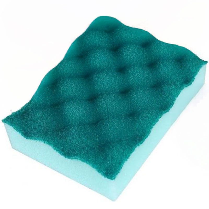 Éponge double face à récurer HACCP - lot de 5 vert