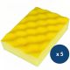 Éponge double face à récurer HACCP - lot de 5