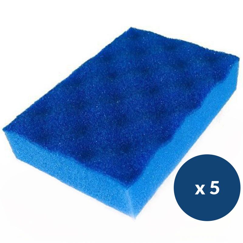 Éponge double face à récurer HACCP - lot de 5