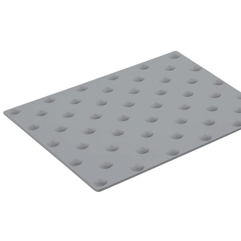 Bande podotactile extérieur à coller en résine gris
