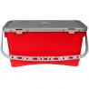 Chariot de ménage pré-imprégnation 6 seaux et porte-sac 120 L