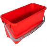 Chariot de ménage pré-imprégnation 6 seaux et porte-sac 120 L