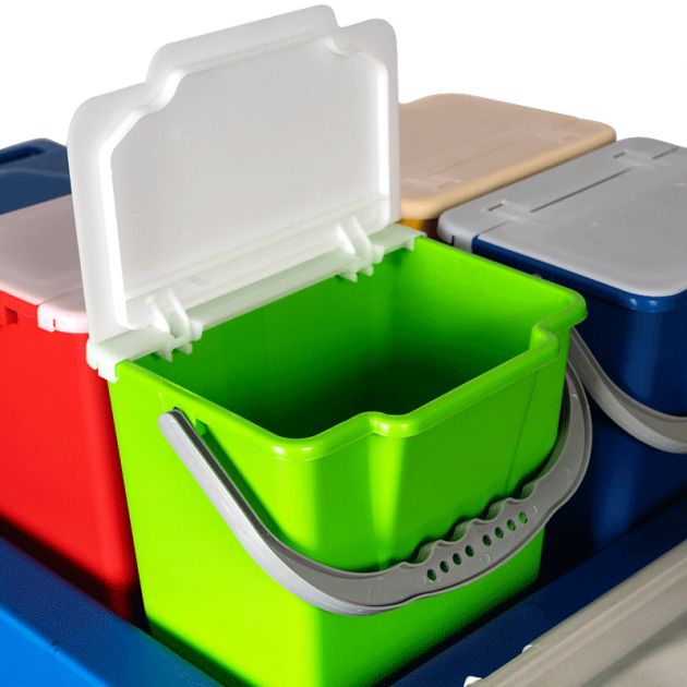 Kit chariot de ménage pré-imprégnation complet