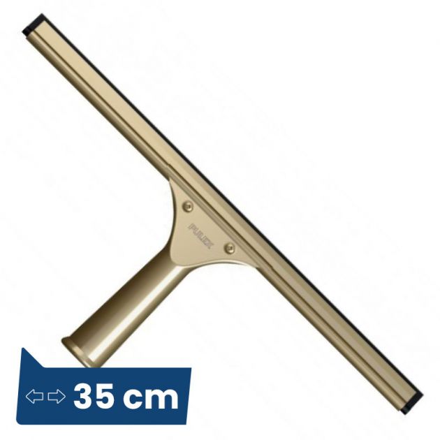 Raclette à vitres complète en laiton Pulex 35cm