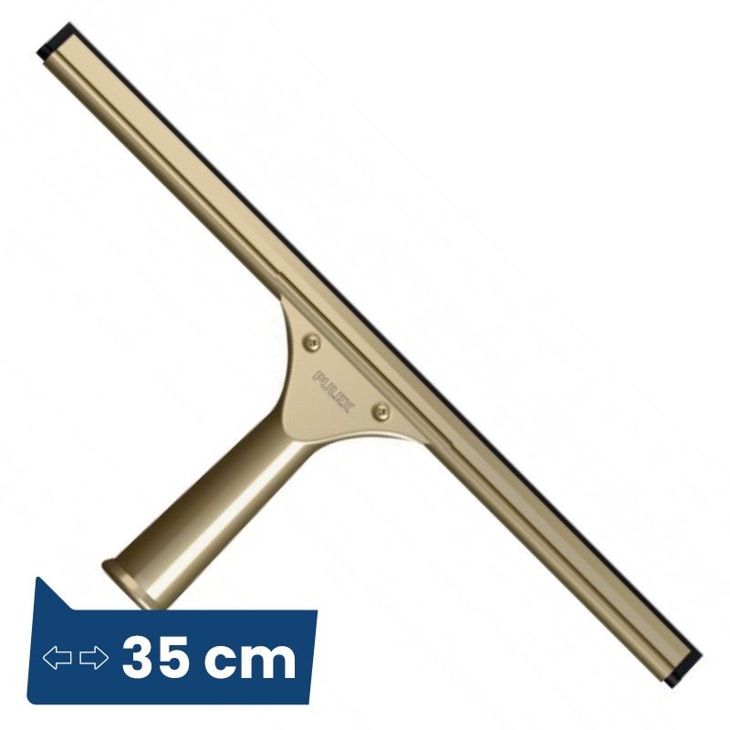 Raclette à vitres complète en laiton Pulex 35cm