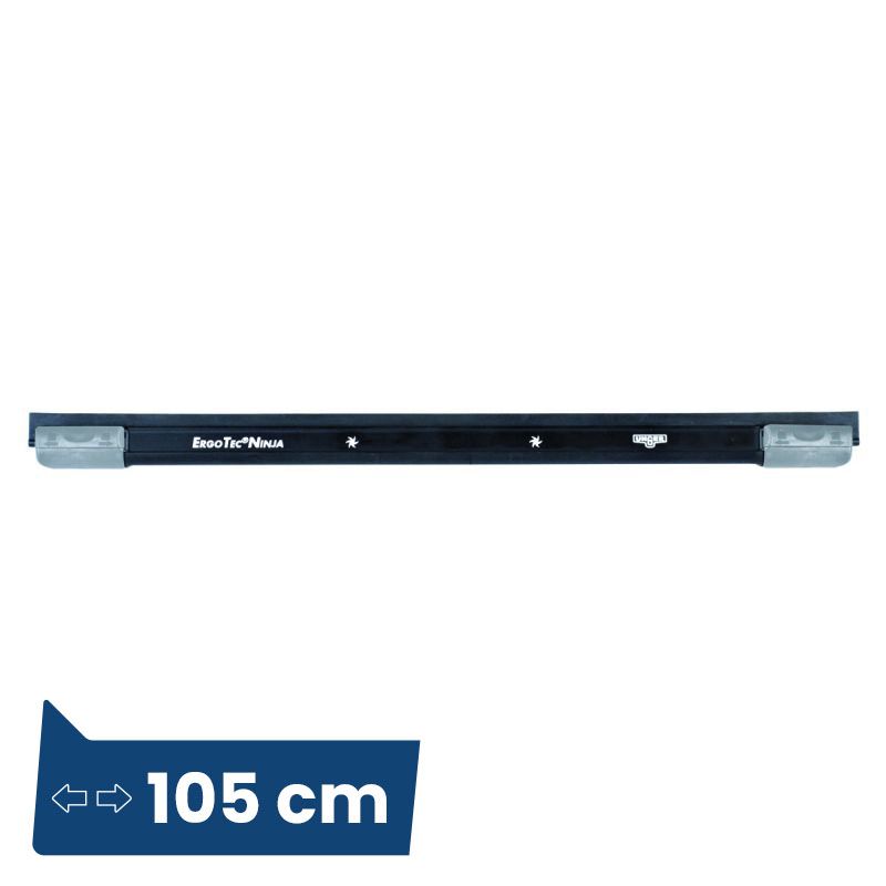 Barrette de raclette vitres aluminium ErgoTec Ninja Barrette de raclette vitres aluminium ErgoTec Ninja