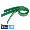 Caoutchouc raclette vitre dureté moyenne vert Unger - Lot de 10 - 25cm