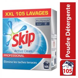 Lessive en poudre écologique Skip Pro Formula 105 lavages