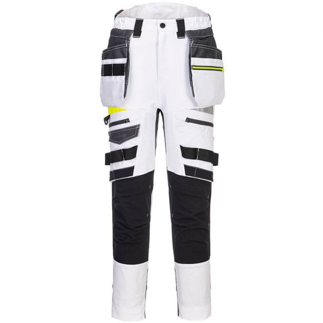 Pantalon à poche de holster DX4détachable pour femmes blanc