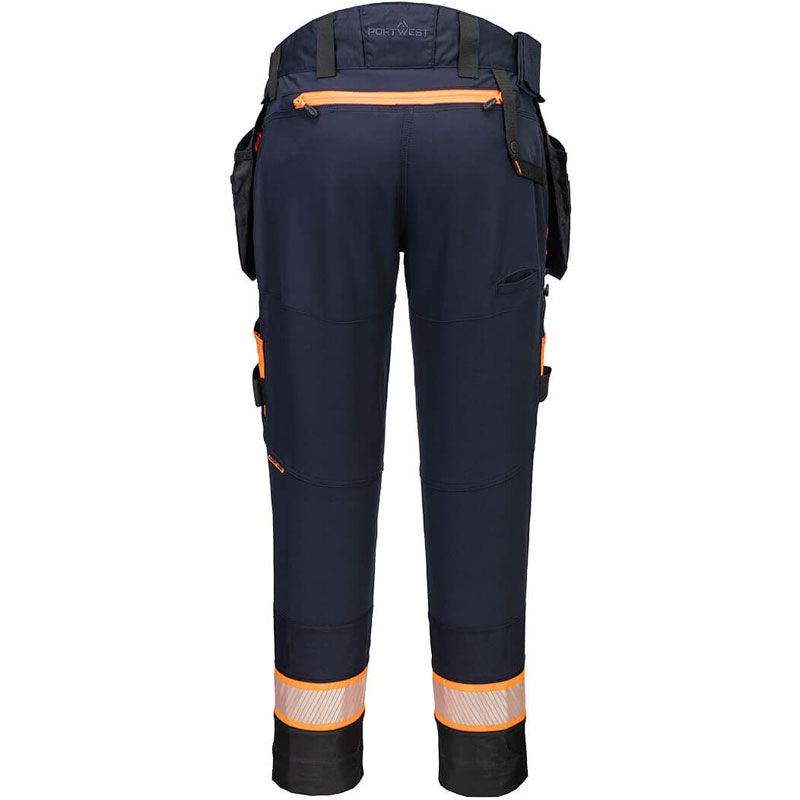 Pantalon à poche de holster DX4détachable pour femmes bleu marine