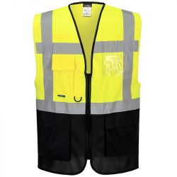 Gilet Executive Warsaw jaune noir