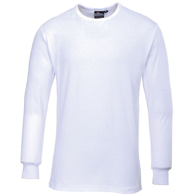 T-shirt Thermique Manches Longues blanc