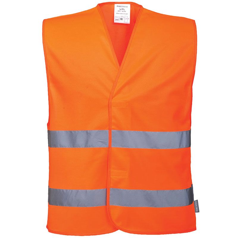 Gilet Double bande orange