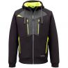 Sweat à capuche zippé DX4 noir