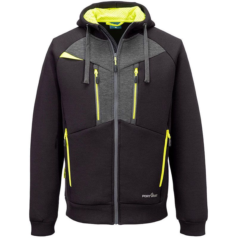 Sweat à capuche zippé DX4 noir