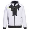 Sweat à capuche zippé DX4 blanc