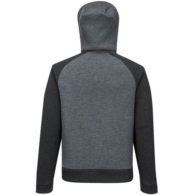 Sweat à capuche zippé DX4 gris