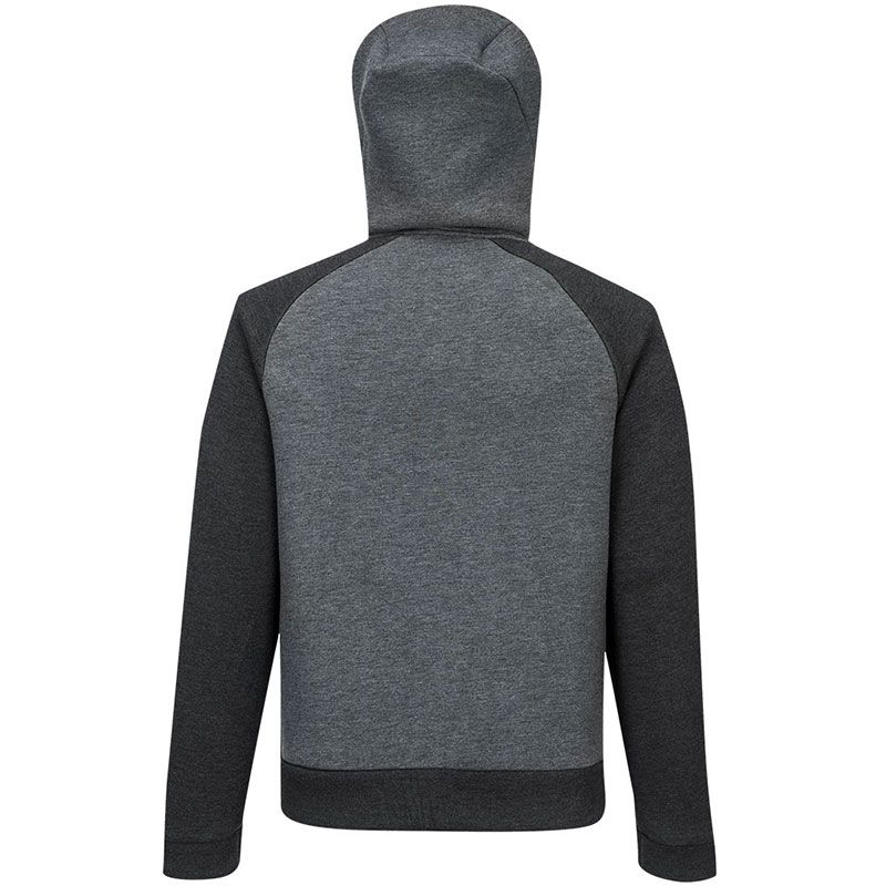 Sweat à capuche zippé DX4 gris
