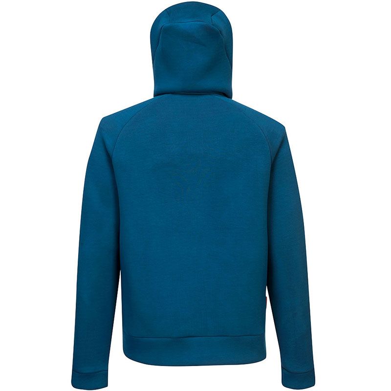 Sweat à capuche zippé DX4 bleu