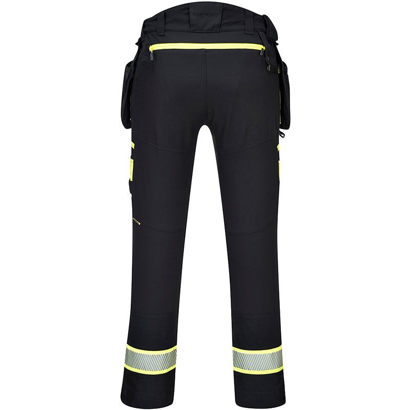 Pantalon DX4 poches flottantes démontables noir