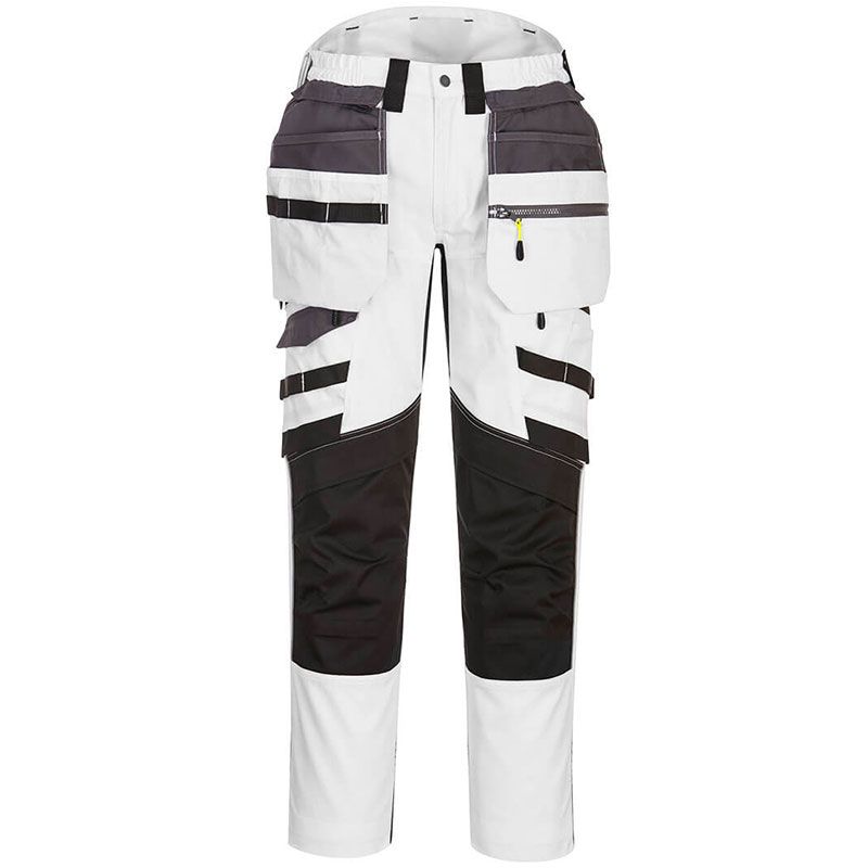 Pantalon DX4 poches flottantes démontables blanc