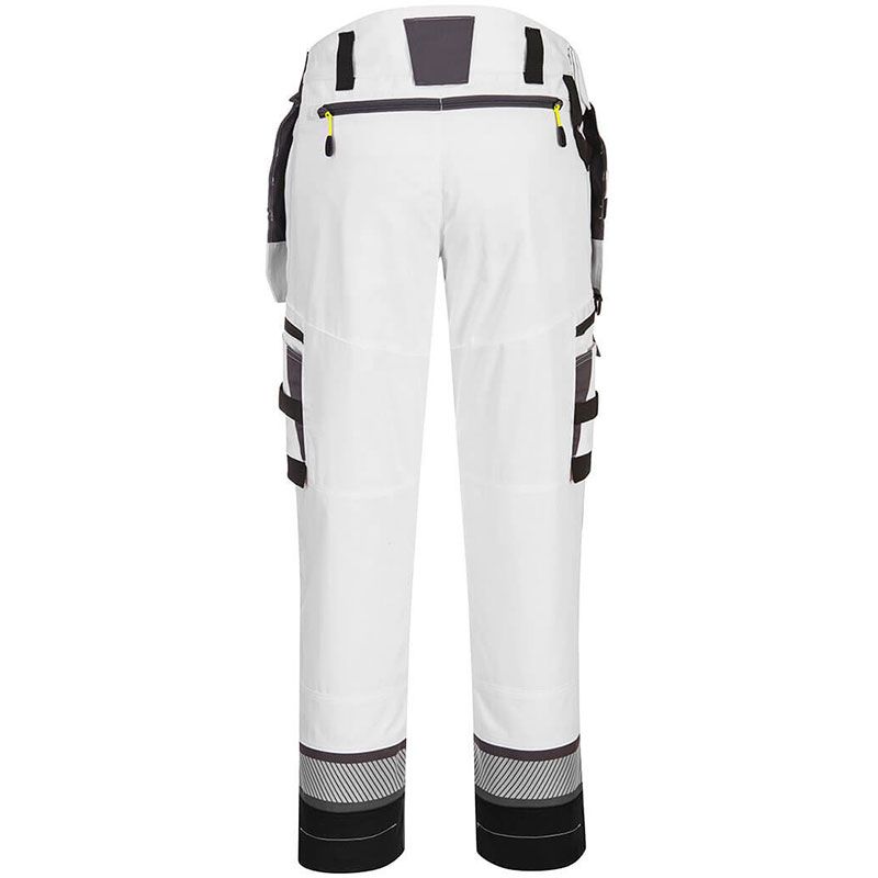 Pantalon DX4 poches flottantes démontables blanc