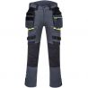 Pantalon DX4 poches flottantes démontables gris