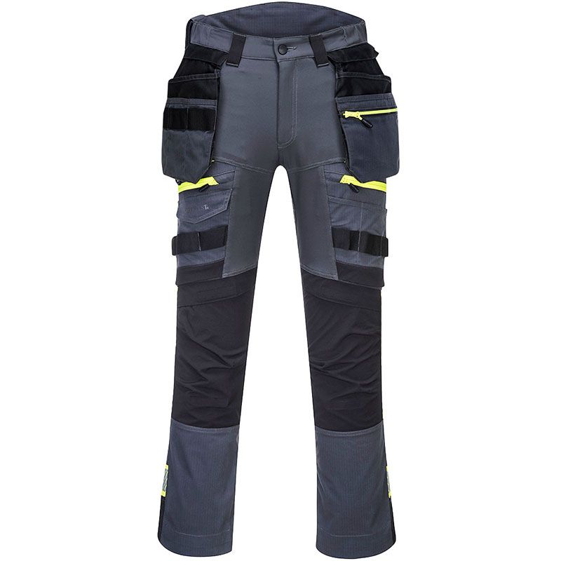 Pantalon DX4 poches flottantes démontables gris
