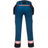 Pantalon DX4 poches flottantes démontables bleu