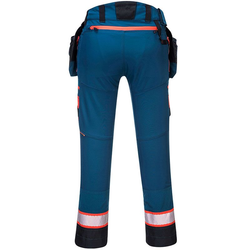 Pantalon DX4 poches flottantes démontables bleu