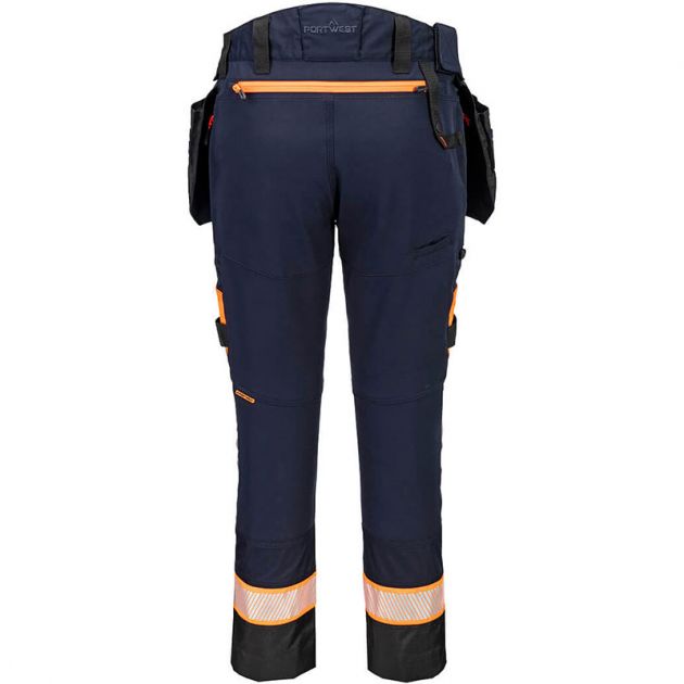 Pantalon DX4 poches flottantes démontables bleu marine