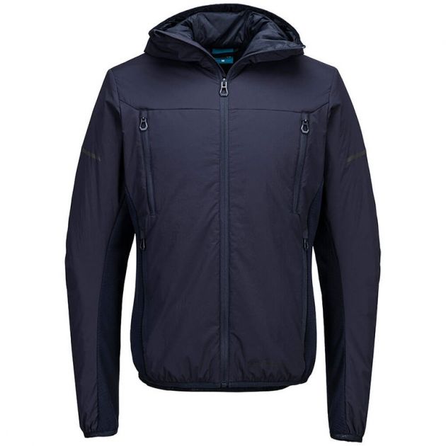 Veste hybride isolée EV4 bleu