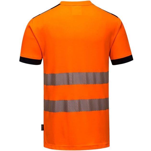 T-Shirt de travail orange haute visibilité PW3