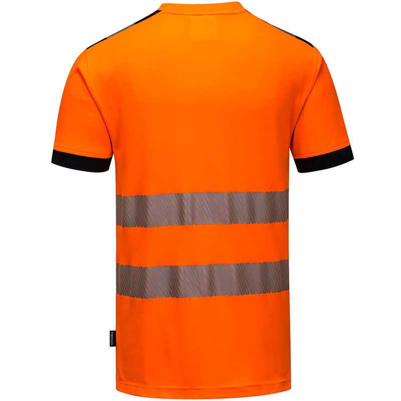 T-Shirt de travail orange haute visibilité PW3