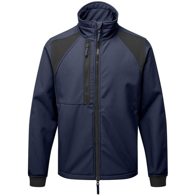 Veste de travail softshell 2 Couches WX2 bleu