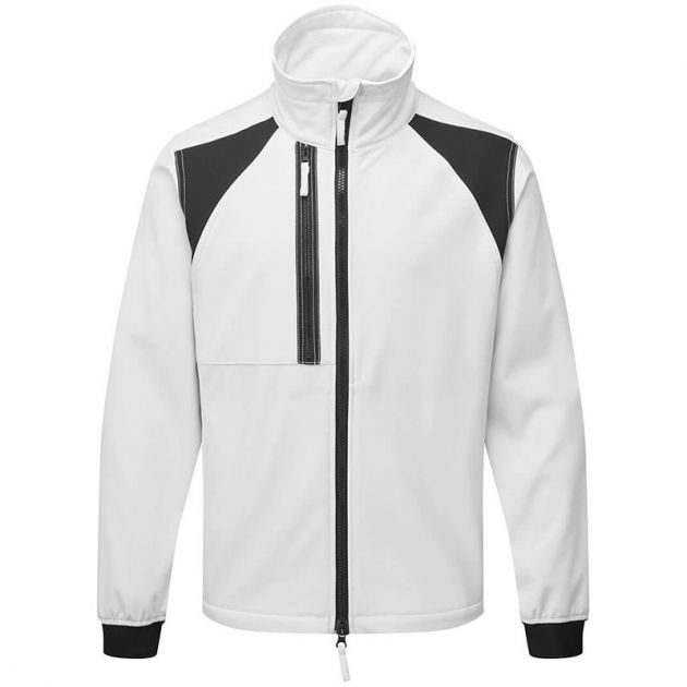 Veste de travail softshell 2 Couches WX2 blanc