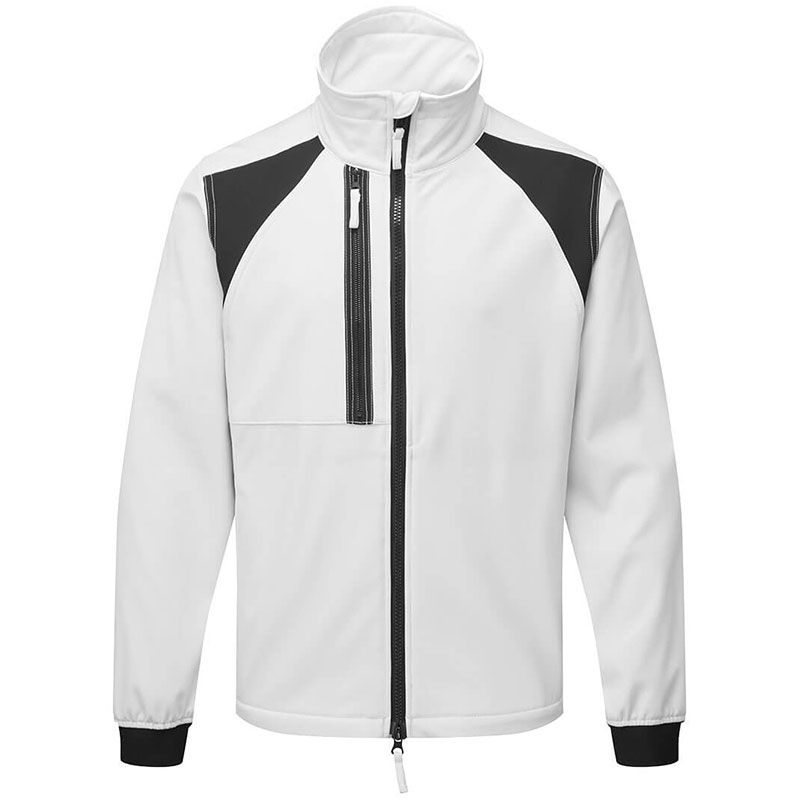 Veste de travail softshell 2 Couches WX2 blanc