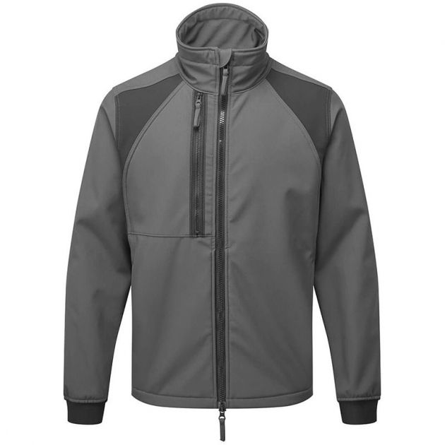 Veste de travail softshell 2 Couches WX2 gris
