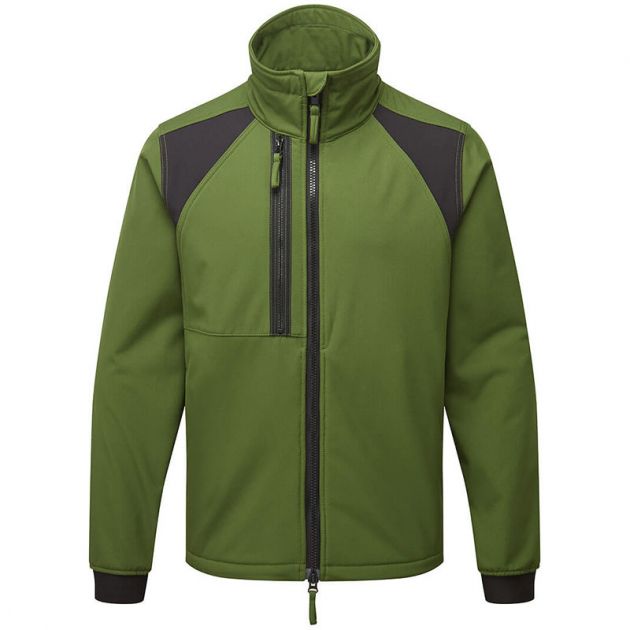 Veste de travail softshell 2 Couches WX2 vert