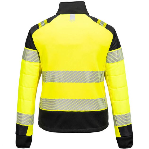 Veste Baffle hybride HV pour femme PW3 jaune
