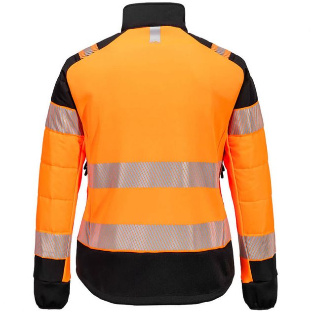 Veste Baffle hybride HV pour femme PW3 orange