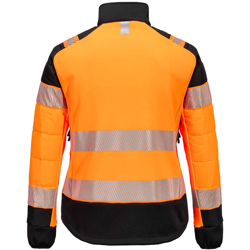 Veste Baffle hybride HV pour femme PW3 orange