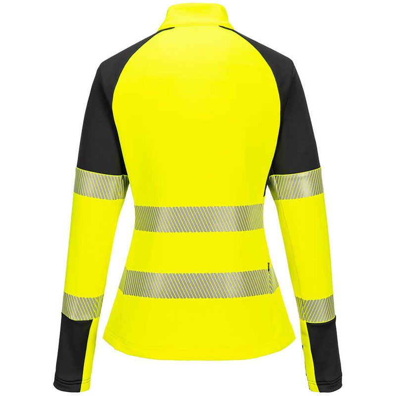 Sweatshirt zippé HV pour femme PW3 jaune