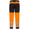 Pantalon stretch HV femme PW3 orange